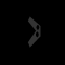 nine dark gray chevron-shaped icons on a black background, each with two circular dots near the bend