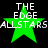 Green star with white text 'THE EDGE ALLSTARS' on black background, two identical frames side-by-side.