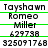 Static digital text display with repeated names and numbers across three , each containing identical of black pixelated text on white background separated by green horizontal lines