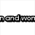 Static image with black text fragments and a yellow ribbon symbol on white background.