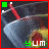 A cocktail glass with red liquid and a yellow garnish, labeled 'YUM' in green text at the bottom.