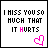 A 3x2 contact sheet of six animated frames showing pixelated text and a pink heart icon with slight variations in letter coloring across frames.