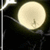 A circular yellow icon with a small figure inside, surrounded by dark background and white lines resembling lightning.