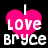 A static digital image with three identical pink heart-shaped icons containing text on a black background.