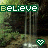 Animated contact sheet of a waterfall scene with green text and heart symbols, showing subtle frame-to-frame variations in water flow and text glow.