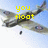 A pixelated airplane flies against a light blue sky with yellow text reading 'you float' on the left and 'my airplane' on the right.
