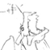 Static pixelated icon of a stylized character with abstract geometric shapes and lines on white background, appearing to be a low-resolution digital drawing or sprite.