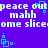 Pixelated text and cyan square animations on a purple background with repeated phrases and geometric shapes.