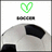 Green background with pixelated soccer ball and text elements including 'Soccers =', 'LIFE<333', and 'Always &Forever=]'.