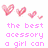 Pixelated pink hearts and text on white background with gray section; animated heart sequence.