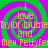 Green and purple spiral background with orange text reading "I love Taylor Laubner and Alex Pettyfer" repeated in a pattern