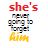 A 48x48 pixel animated buddy icon showing a stick figure running with text above and below, displayed as two sequential frames in a contact sheet.