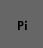 Static pixel art icon with dark gray background and black text 'Pi' centered in a blocky, low-resolution font.