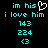 Pixelated cyan text and symbols on black background with one frame showing a white heart outline replacing the 's' in 'his'.