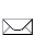 Pixelated envelope icon transitions from closed to open states with varying flap angles and partial body visibility