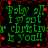 Green pixelated text reads "Baby all I want for christmas is you!!" on a black background with red star and diamond shapes, repeated in four quadrants.