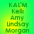 Green and yellow gradient background with repeated text listing names in a vertical