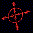 Red circular icon with four arrow points rotates clockwise through against dark blue dotted background