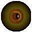 Animated sequence showing a circular yellow-green gradient shape transforming into a stylized yellow 'G' with red outline, then reversing back to the original form.