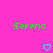 Green pixelated text 'Sereno' appears twice on a bright pink background with two cyan heart symbols below.