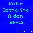 Blue background with cyan text listing names and abbreviations, white pixel dots scattered across the image.