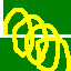 Green and white background with yellow interlocking rings on left, black pixelated text 'DRUGS MAKE YOU SAD' on right.