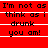Red background with white horizontal lines and black pixelated text repeating 'I'm not as think as i drunk you am!' in a pattern