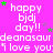 A static image with a bright pink background displaying repeated text and star symbols in white, green, and purple.