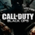 A pixelated image of a 'Call of Duty: Black Ops' promotional graphic with repeated text and partial character visuals.