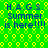 Green background with yellow circular patterns and blue text reading "H.A.G.S. Summer is here!!!" repeated four times in a