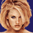 A 4-frame contact sheet of a pixelated animated icon featuring a woman with blonde hair in various poses against solid blue and white backgrounds.