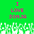 Green background with pink pixelated text reading "I LOVE SONJA" repeated twice, white and green pixelated grass-like pattern at bottom.