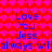 Pixelated red background with pink heart pattern, blue text repeating 'I Love You Jess always will' in two