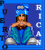 Pixelated cartoon icon of a woman with brown hair wearing blue headscarf and teal dress sitting cross-legged on white cloud against dark blue background, displayed as two-frame contact sheet showing slight animation variation.