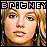 Pixelated image of a person with blonde hair and pink text reading 'BRITNEY' above, showing two distinct facial expressions.