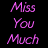 Animated contact sheet showing five frames of a 'Miss You Much' text animation in different colors on black background with gray transparency area.