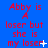 Red text on blue background reads "Abby is loser but she is my loser" with small white symbols changing across frames.