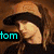A 2x2 contact sheet of three animated frames showing a person with long brown hair wearing different hats and text labels, displayed on a gray background.