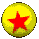 Yellow circular icon with red star symbol transitioning through partial and full states
