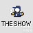 Animated pixel art sequence showing two characters in blue and red outfits performing actions with baseball bats against a light gray background with white cross symbols.