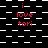 Red text 'i love tori' repeated across a black-and-white checkered background with alternating white squares and horizontal lines.