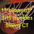 A basketball hoop with a net is visible, overlaid with multiple text elements in different colors and styles across four distinct views.