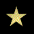 Animated sequence of star-shaped icons transitioning through multiple states against a black background.