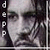 Pixelated grayscale image of a person's face with vertical text on the left side, displayed as a static buddy icon.