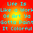 Cyan text on a red-to-yellow gradient background reads "Life Is Like a Work Of Art Ya Gotta Paint It Colorful" in a pixelated font across four repeated