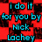 A static image with three vertical displaying text fragments in blue, yellow, and green over pixelated backgrounds