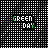 Pixelated green and white pattern with repeated 'GREEN DAY' text in a , featuring diagonal green stripes on a white background