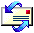 Animated sequence of a stylized envelope with blue arrows circling around it, transitioning through multiple size variations and frame counts.
