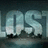A 4-frame animated contact sheet showing a pixelated text-based animation with cyan text on dark green background and blurry light blue shapes in the top-left frame.