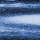 Pixelated blue and white abstract composition with layered horizontal bands and irregular shapes, resembling a stylized landscape or motion blur.